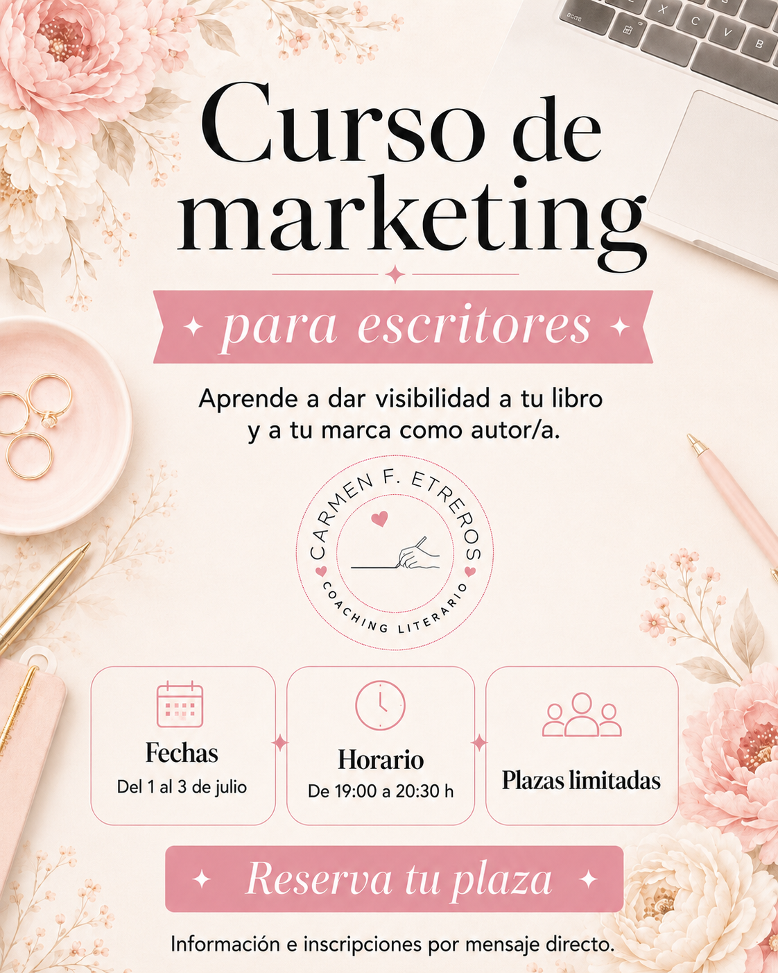 Curso de marketing para escritores (Del 1 al 3 de julio)